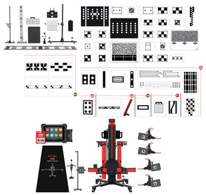 IA700AST Alignment Pre-Check And Optical Positioning ADAS Calibration Frame W/ All-Systems Cal Comps W/ MS909