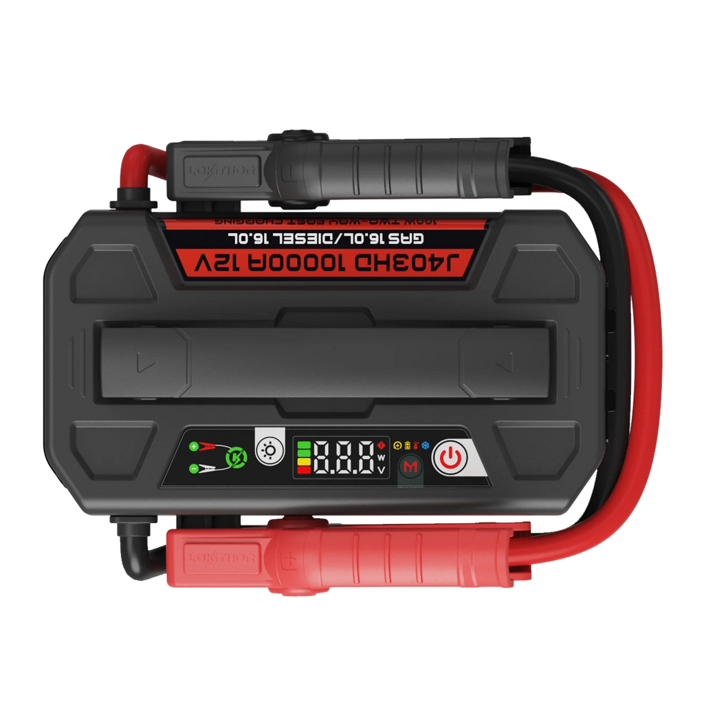 Lokithor J403HD LiPO 12V 236.8Wh 10000A Jump Starter with ConnectMax  16.L gas