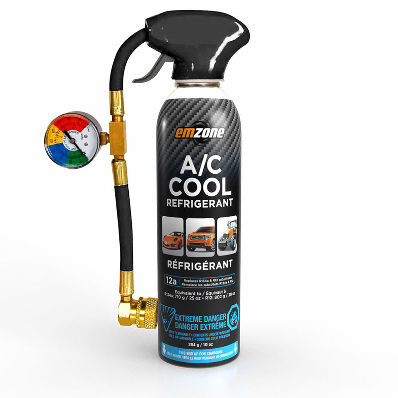 Emzone 12a R134a A/C Refrigerant replacement plus Installation hose wi ...
