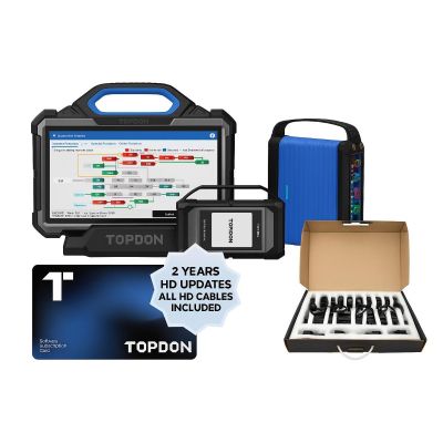 TOPDON PXMAX-HDKIT Phoenix Max with 4 channel scope plus class 8 HD truck plus Cars and Vans